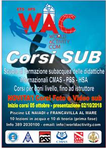Corsi sub apnea 2018 inverno