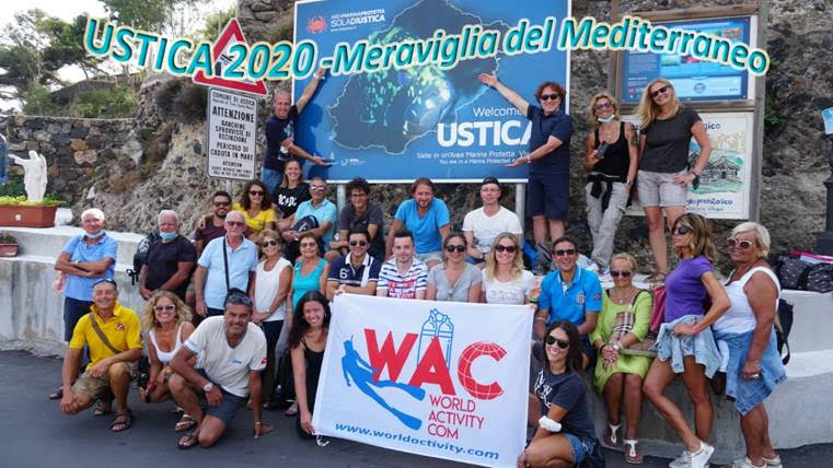Ustica 2020 foto di gruppo